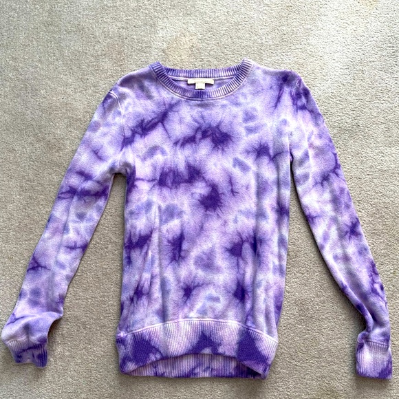 Michael Kors Sweaters - Michael Kors purple tie dyed sweater